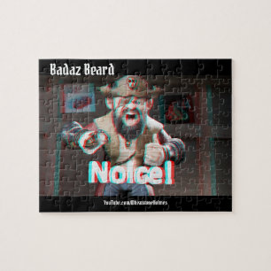 Merk op! Badaz Beard 3D Legpuzzel