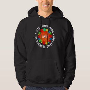 Merk op waar u internationaal naartoe gaat hoodie