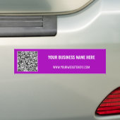 Merk Promotionele QR Code Bumpersticker Voorbeeld (Op auto)