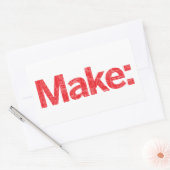 Merk Rechthoekige Sticker (Envelop)