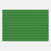 Merk rode witte pokadots inpakpapier vel (Voorkant 3)