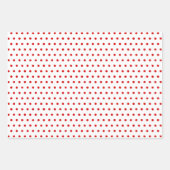 Merk rode witte pokadots inpakpapier vel (Voorkant 2)