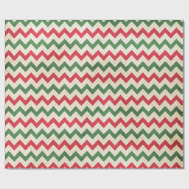 Merk rode Zig Zag Cadeaupapier