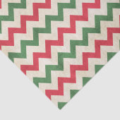 Merk rode Zig Zag Tissuepapier (Detail)