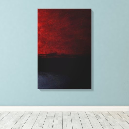 merk rothko schilderkunst abstract canvas afdruk (Insitu (Houten vloer))