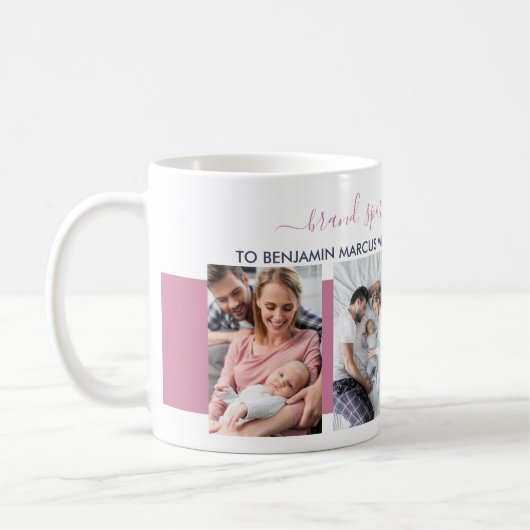 Merk Sparking New Nana 4 Foto gepersonaliseerd Koffiemok (Links)