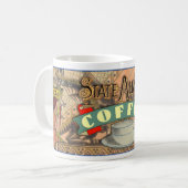 merk 'STATE ALMANAC COFFEE' Koffiemok (Voorkant links)
