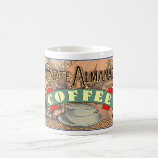 merk 'STATE ALMANAC COFFEE' Koffiemok