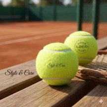 Merk Tennisbal Promotionele Stijl Kunstwerk