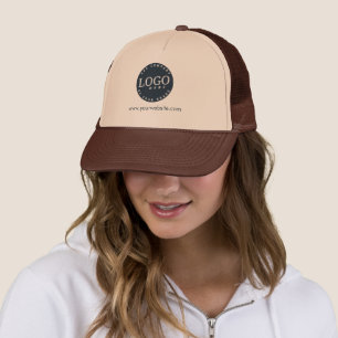 Merk toevoegen Logo en Bedrijfswebsite Nieuwe mede Trucker Pet