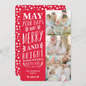 Merk type zijn | Vakantieknopkaart Feestdagenkaart (Voorkant / Achterkant)