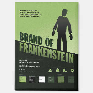 Merk van Frankenstein - film poster Magneet