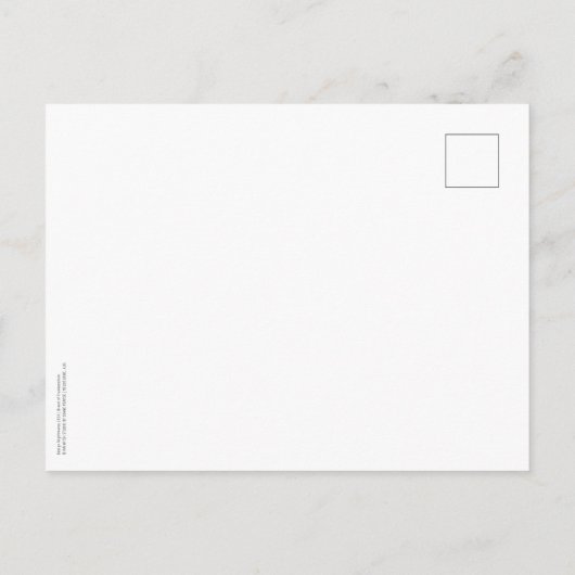 Merk van Frankenstein - horror poster Briefkaart (Achterkant)