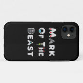 Merk van het beest Case-Mate iPhone case (Achterkant (horizontaal))