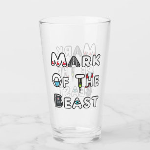 Merk van het beest glas