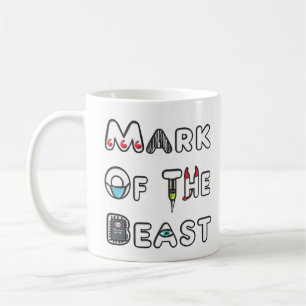 Merk van het beest koffiemok