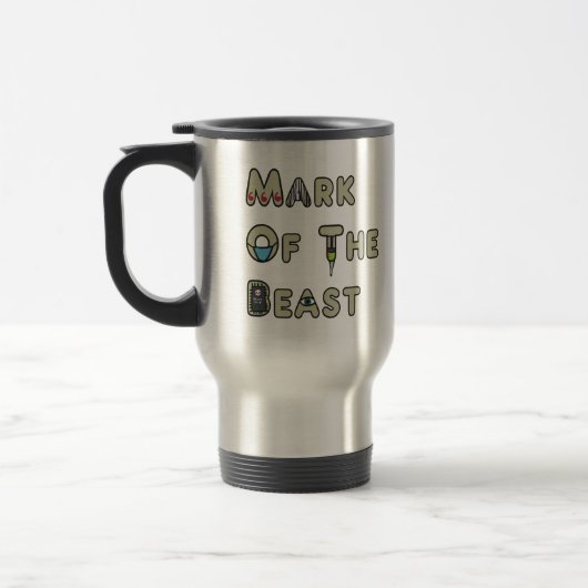 Merk van het beest reisbeker (Links)