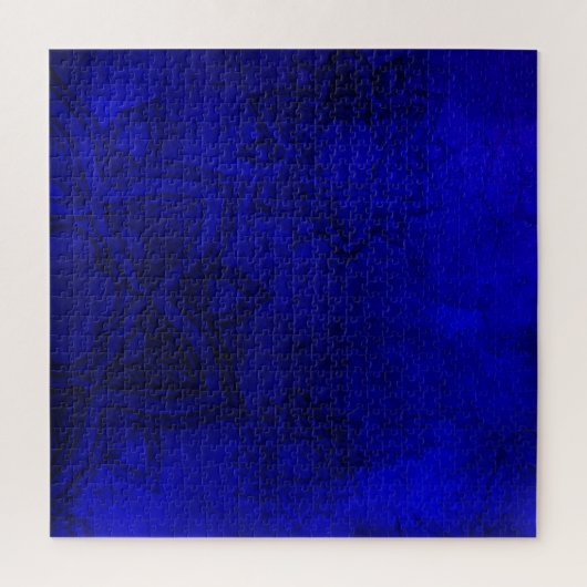 Merk van het blauwe Mandala Legpuzzel (Verticaal)