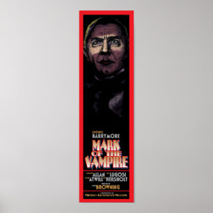 MERK VAN HET POSTER VAMPIRE - KLASSIEKE FILM
