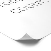 merk.vandaag.count. Poster en Prints (Hoek)