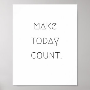 merk.vandaag.count. Poster en Prints