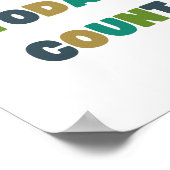 merk.vandaag.count. Poster en Prints (Hoek)