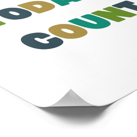 merk.vandaag.count. Poster en Prints (Hoek)