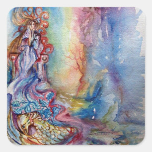 MERK VIERKANTE STICKER