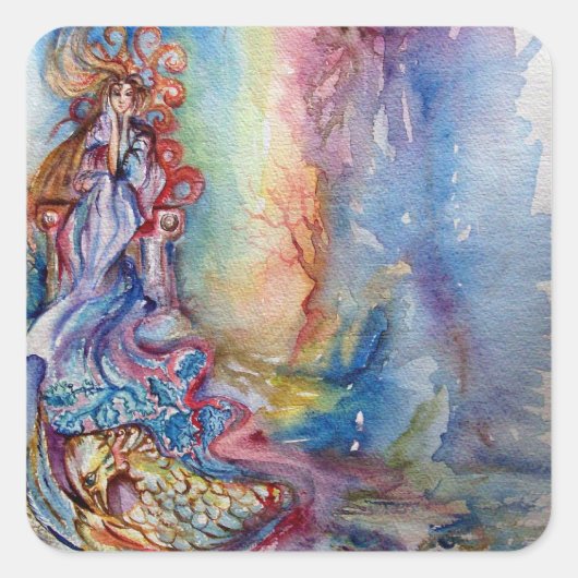 MERK VIERKANTE STICKER (Voorkant)