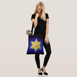 Merkaba Bloem van het Leven Heilige Geometrie Bood Tote Bag