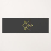 Merkaba Sacred Geometry Yogamat (Voorkant (horizontaal))