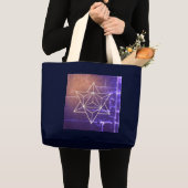 Merkaba-winkelier Grote Tote Bag (Voorkant (product))