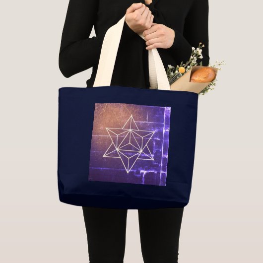 Merkaba-winkelier Grote Tote Bag (Voorkant (product))