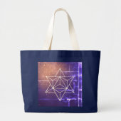 Merkaba-winkelier Grote Tote Bag (Voorkant)