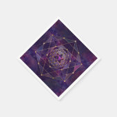 Merkabah in de bloem van het leven - Geometrie met Servet (Hoek)