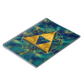 Merkabah in de bloem van het leven notitieboek (Linkerzijde)