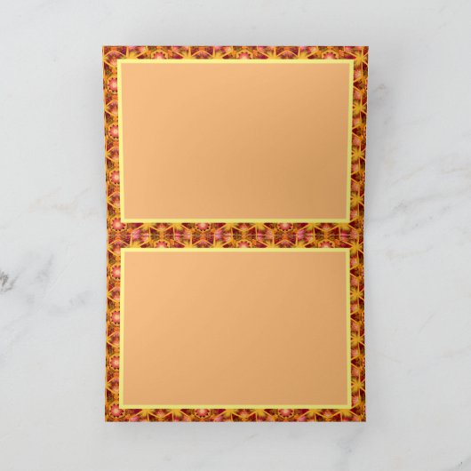 Merkabah Mandala Patroon Dank u Bedankkaart (Binnen)