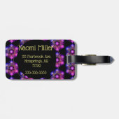 Merkabah Mandala Pattern Bagagelabel (Achterkant horizontaal)