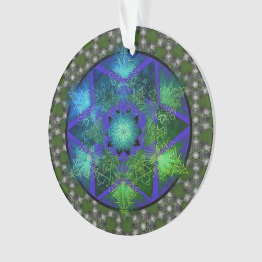 Merkabah Mandala Pattern Ornament (voorkant)