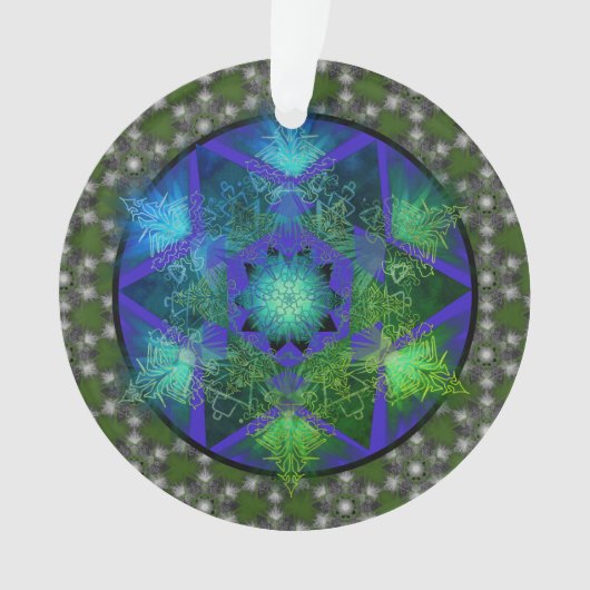 Merkabah Mandala Pattern Ornament (voorkant)