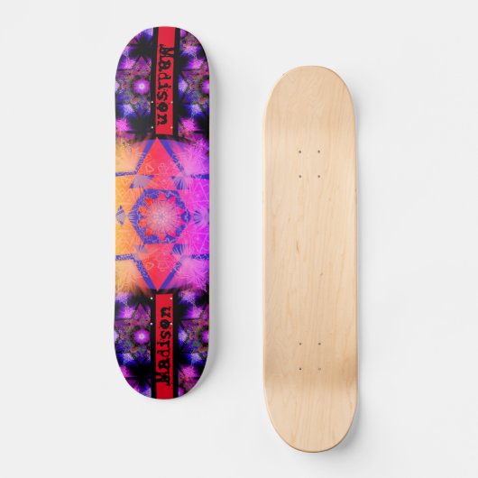 Merkabah Mandala Pattern Persoonlijk Skateboard (Voorkant)