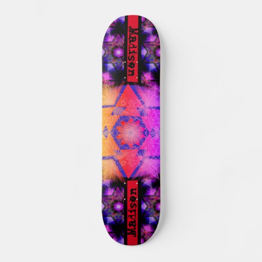 Merkabah Mandala Pattern Persoonlijk Skateboard (Voorkant)