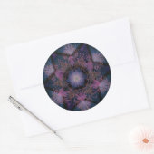 Merkabah Mandala Pattern Ronde Sticker (Envelop)
