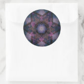 Merkabah Mandala Pattern Ronde Sticker (Tas)