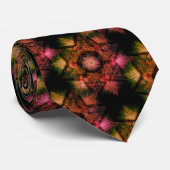 Merkabah Mandala Pattern Stropdas (Opgerold)