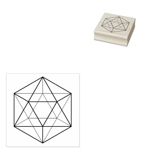 Merkabah Rubber Stamp Rubberstempel (Gestempeld)