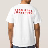 Merkaritz Inc Dead Body Transport T-shirt (Achterkant)