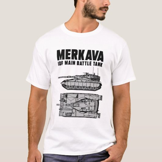 MERKAVA DESIGN T-SHIRT (Voorkant)