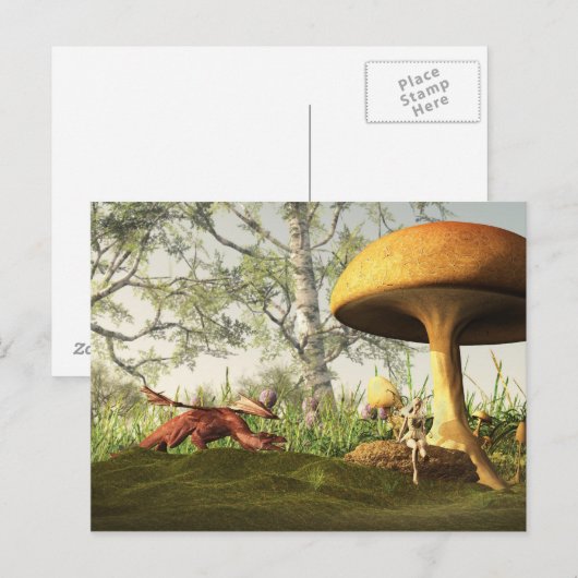 Merkbos Briefkaart (Voorkant / Achterkant)