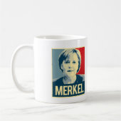 Merkel Propaganda Poster Koffiemok (Links)